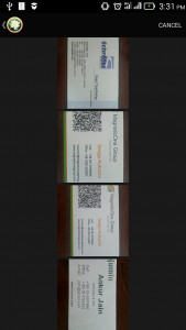 اسکرین شات برنامه Business Card Reader for OnePage CRM 3