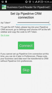 اسکرین شات برنامه Business Card Reader for Pipedrive CRM 8