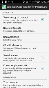 اسکرین شات برنامه Business Card Reader for Pipedrive CRM 6