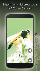 اسکرین شات برنامه Magnifying and Microscope HD Zoom Camera 1