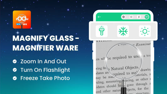 اسکرین شات 8 برنامه Magnifying Glass - Magnifier