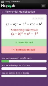 اسکرین شات برنامه GMAT Math Flashcards 3