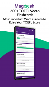 اسکرین شات 1 برنامه TOEFL Vocabulary Flashcards