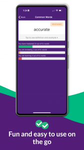 اسکرین شات 2 برنامه TOEFL Vocabulary Flashcards