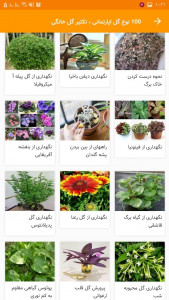 اسکرین شات برنامه 100 نوع گل اپارتمانی ، تکثیر گل خانگی 6