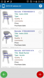 اسکرین شات برنامه Inventory & barcode scanner 5