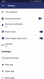 اسکرین شات 3 برنامه Email for Hotmail, Outlook Mai