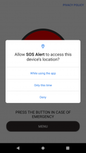 اسکرین شات برنامه SOS  Safety Alert app 3