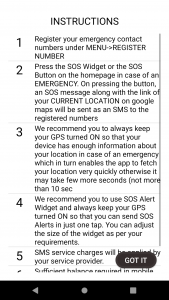 اسکرین شات 2 برنامه SOS  Safety Alert app