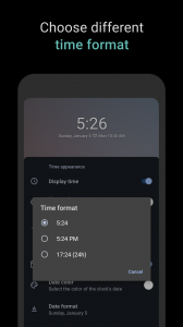 اسکرین شات 7 برنامه Digital Clock Widget