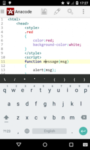 اسکرین شات برنامه Anacode IDE Android/C/C++/JAVA 6