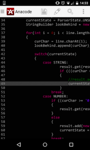 اسکرین شات برنامه Anacode IDE Android/C/C++/JAVA 1
