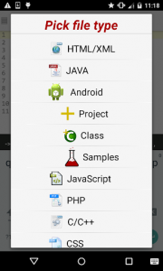 اسکرین شات برنامه Anacode IDE Android/C/C++/JAVA 3