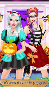 اسکرین شات بازی Face Paint Party: Spooky Salon 1