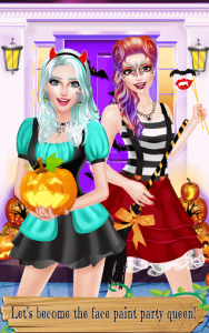 اسکرین شات بازی Face Paint Party: Spooky Salon 6