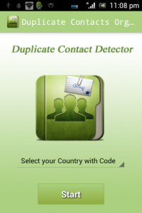 اسکرین شات برنامه Duplicate Contact Manager 1