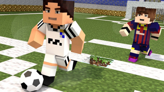 اسکرین شات برنامه Football Minecraft soccer mods 1