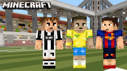 اسکرین شات 3 برنامه Football Minecraft soccer mods