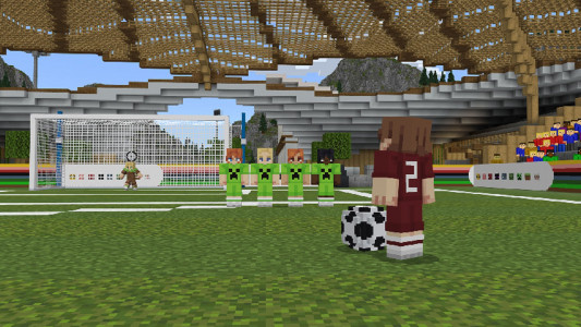 اسکرین شات برنامه Football Minecraft soccer mods 6