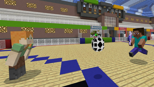 اسکرین شات برنامه Football Minecraft soccer mods 4