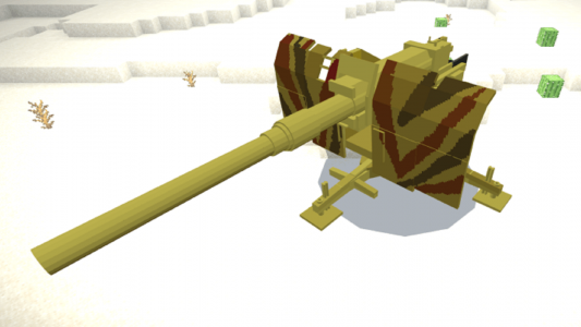 اسکرین شات 3 برنامه Gun mod for Minecraft: Weapons