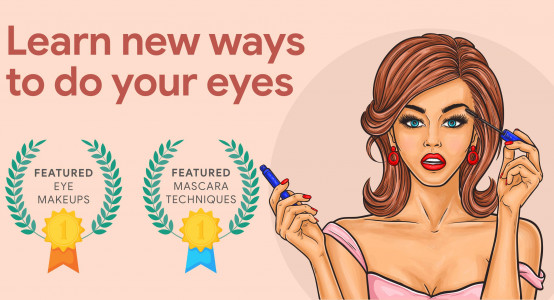اسکرین شات 1 برنامه Eye makeup tutorials - Artist