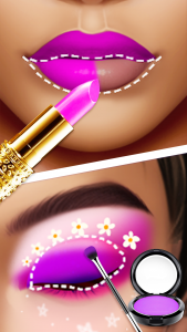 اسکرین شات 2 بازی Makeup Stylist:Antistress ASMR
