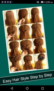 اسکرین شات برنامه Girls Hairstyle Step by Step 4