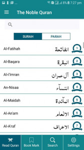 اسکرین شات برنامه The Noble Quran 3