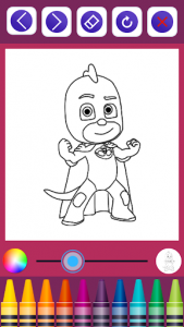 اسکرین شات بازی PJ Superheroes Masks Coloring 4