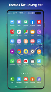 اسکرین شات برنامه Launcher for Galaxy S10 - Theme for Samsung S10 4