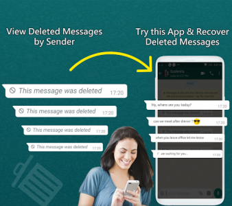 اسکرین شات برنامه WhatsDelete: View Deleted Messages, Status Saver 3