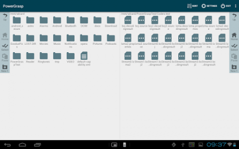 اسکرین شات برنامه PowerGrasp file manager 6