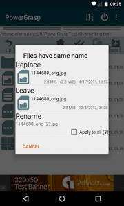 اسکرین شات برنامه PowerGrasp file manager 3