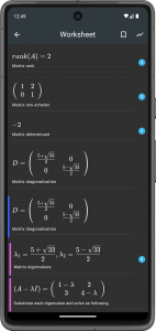 اسکرین شات 6 برنامه MalMath: Step by step solver