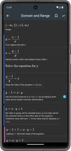 اسکرین شات 5 برنامه MalMath: Step by step solver