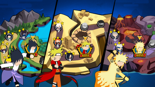 اسکرین شات 5 بازی Stick Ninja - 3v3 Battle