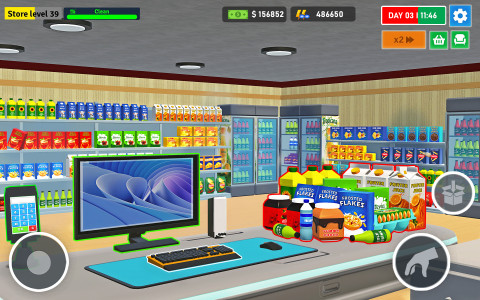اسکرین شات 3 بازی Super Mart Store 3D