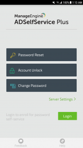 اسکرین شات 2 برنامه ADSelfService Plus