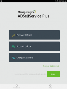 اسکرین شات برنامه ADSelfService Plus 8