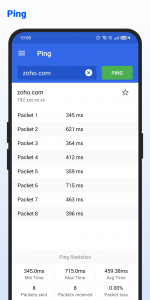 اسکرین شات برنامه Ping Tool - DNS, Port Scanner 3