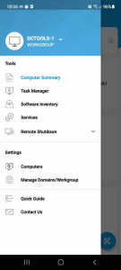 اسکرین شات 1 برنامه SysAdmin Tools