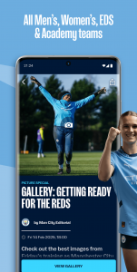 اسکرین شات برنامه Manchester City Official App 4