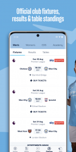 اسکرین شات برنامه Manchester City Official App 6