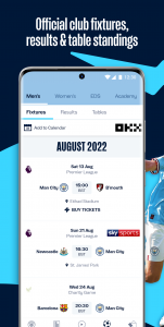 اسکرین شات برنامه Manchester City Official App 6