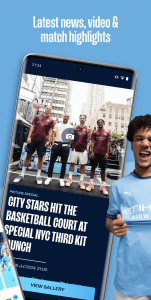 اسکرین شات برنامه Manchester City Official App 2