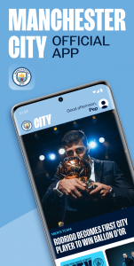 اسکرین شات برنامه Manchester City Official App 1