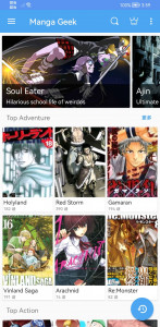 اسکرین شات برنامه Manga Geek - Manga Reader 1