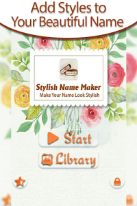 اسکرین شات برنامه Stylish Name Maker 1