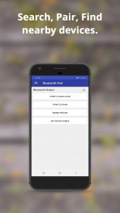 اسکرین شات برنامه Bluetooth Finder Scanner Pair 1